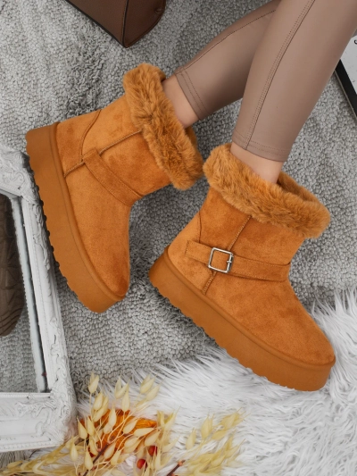 Royalfashion Bottes courtes de style bottes de neige pour femmes Myrelle