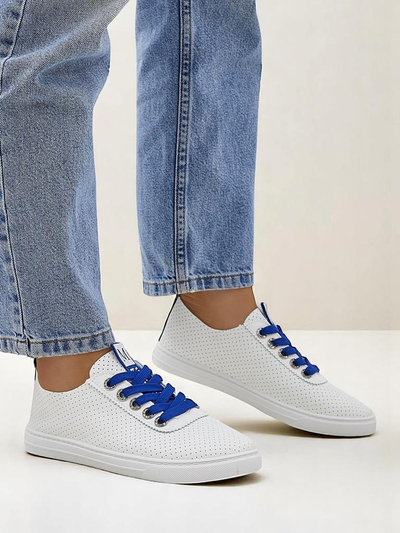 Baskets en cuir synthétique écologique pour femmes Royalfashion Next Step