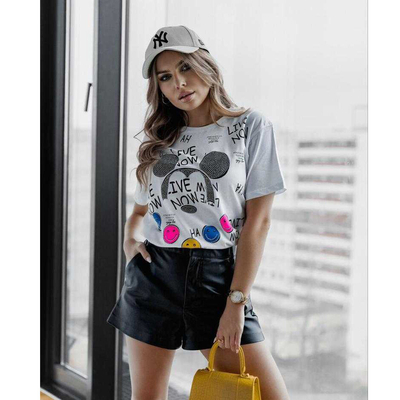 Royalfashion T-shirt imprimé pour femme