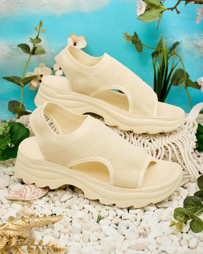 Royalfashion Sandales pour femmes avec tige Viss