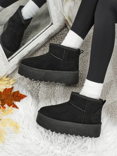 Bottes courtes de style bottes de neige pour femmes Vespera