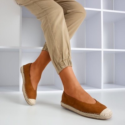 OUTLET Espadrilles femme marron Lalina - Chaussures