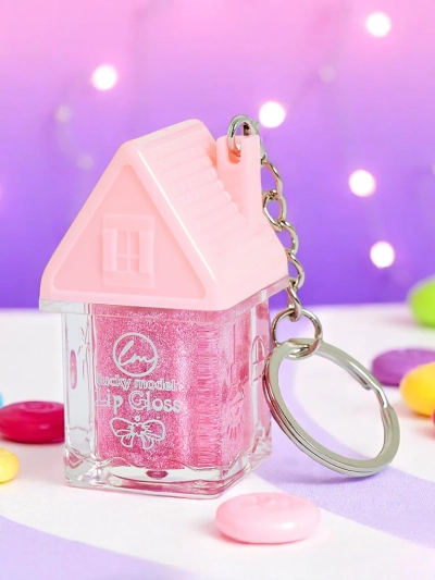Gloss à lèvres pailleté, couleur Rose