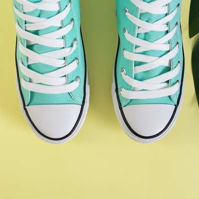 Baskets montantes femme Antonella mint - Footwear
