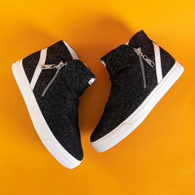 OUTLET Chaussures de sport pour femmes noires sur une cale intérieure Harumi - Footwear