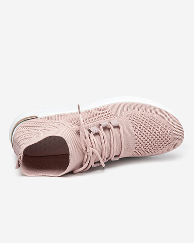 Chaussures de sport en tissu rose Bamggy pour femmes - Chaussures