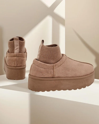 Bottes de neige courtes femme Royalfashion Vevello