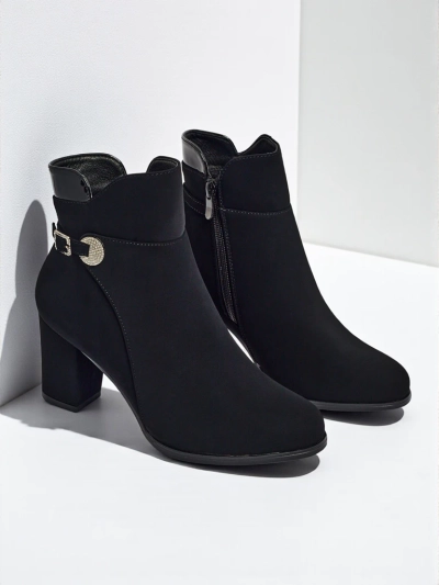 Bottines Luna Noires Élégantes pour l'Automne