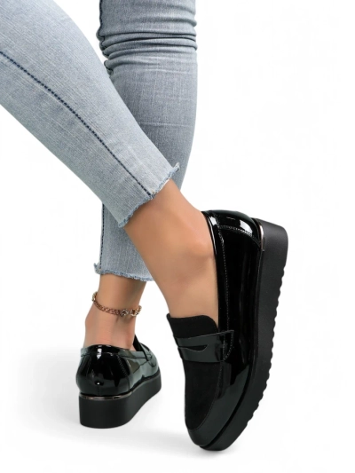 Royalfashion Mocassins Vernis pour Femmes Afidale