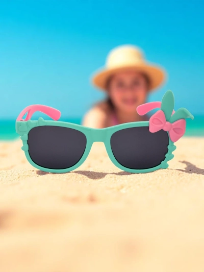 Royalfashion Lunettes de soleil pour enfants avec décorations Bunny Shine