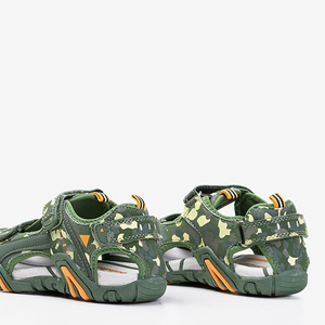 Sandales Camo Vert pour Garçon Chester - Chaussures