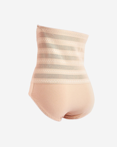 Culotte taille haute légèrement galbante pour femme blanche - Sous-vêtements