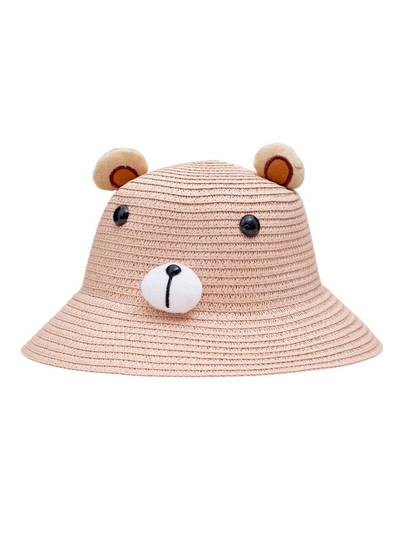 Royalfashion Chapeau de paille pour enfants Ours