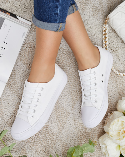 Royalfashion Baskets classiques à lacets pour femme Ogisea
