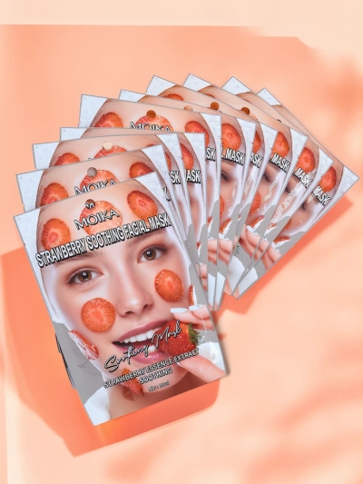 MOIKA Masque en tissu apaisant à la fraise
