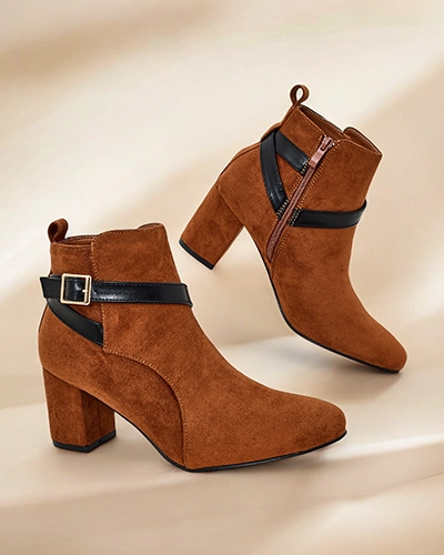 Royalfashion Bottines à plateforme pour femme Eloron