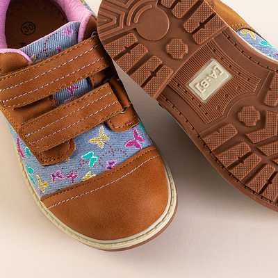 Chaussures fille marron et bleu Florisa - Footwear