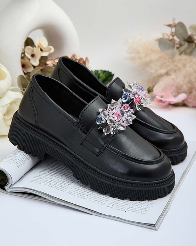 Royalfashion Mocassins pour femme avec perles colorées Karonia