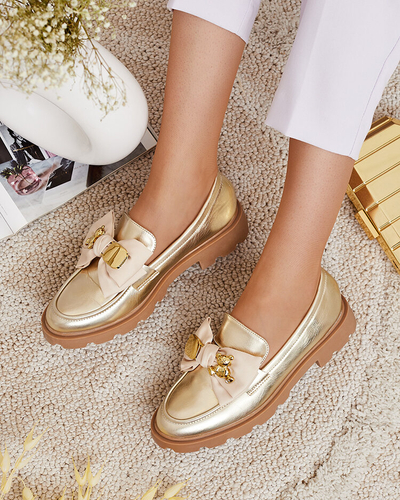 Royalfashion Mokassins avec nœud sur le nez Asedase