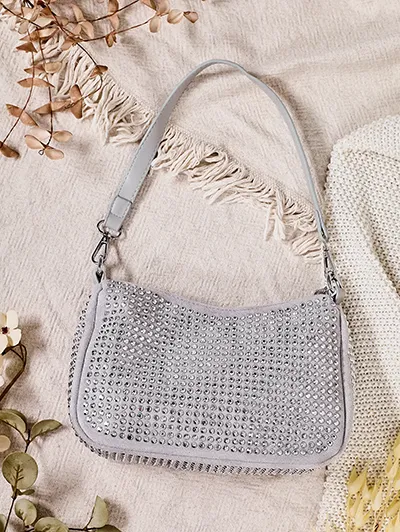 Royalfashion Petit sac à main pour femmes avec clous