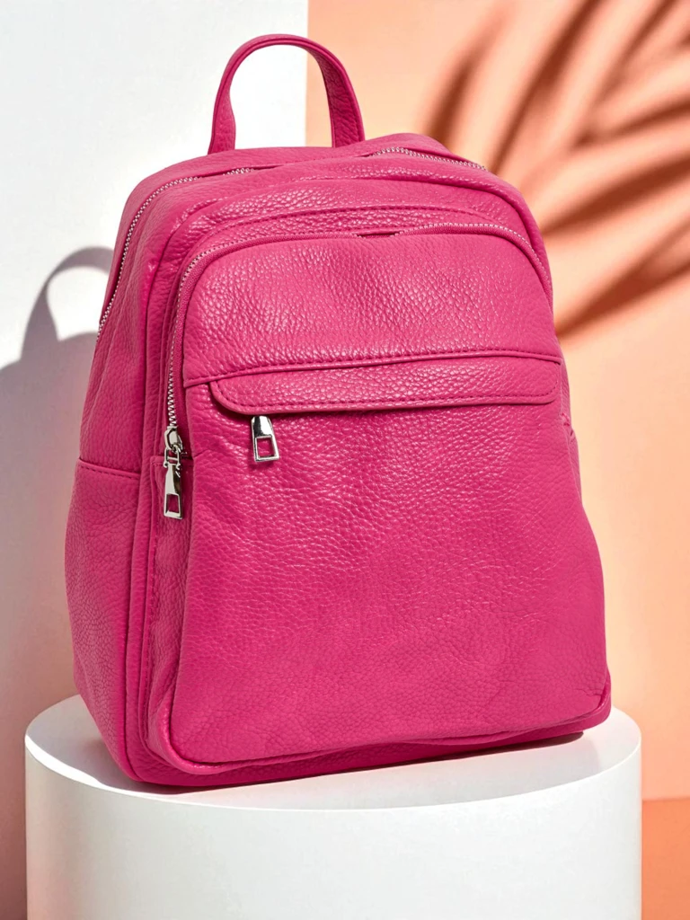 Royalfashion Sac à dos pour femmes en cuir écologique Evelin Day