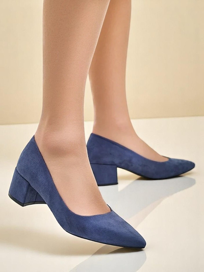 Royalfashion Escarpins à petit talon pour femmes Bosanna