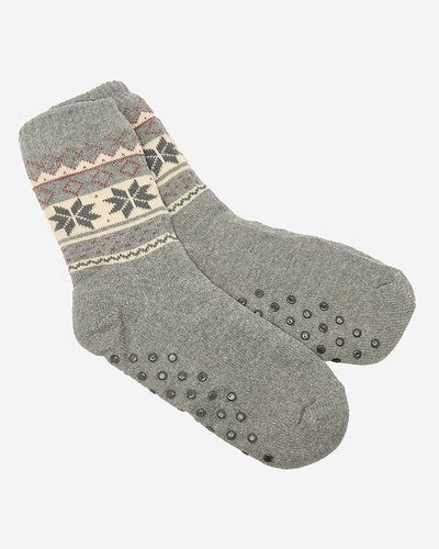 Royalfashion Chaussettes isolées Noël gris pour homme