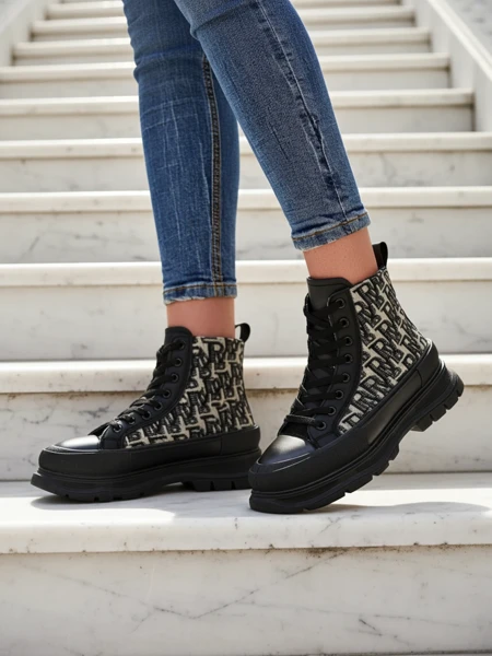 Botte de cheville pour femmes Royalfashion avec imprimé Zoriof