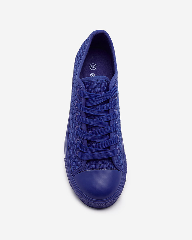 Cobalt baskets pour femmes avec gaufrage Aklina - Footwear