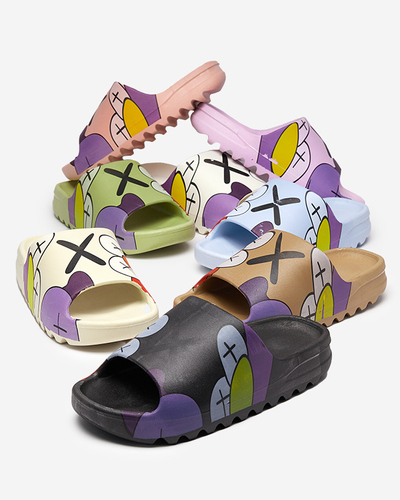 Pantoufles Elmino dorées pour femmes - Chaussures