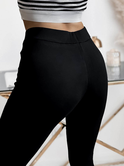 Leggings pour femmes en noir- Vêtements