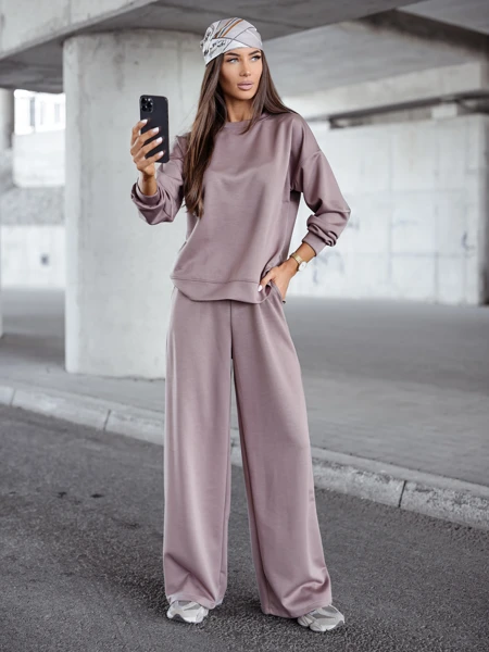 Royalfashion Ensemble de survêtement en viscose pour femmes FlowFit