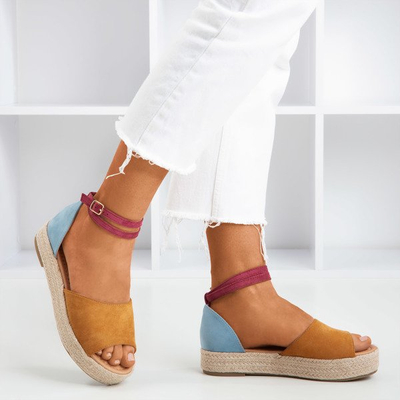 Sandales femme multicolores a&#39;la espadrilles Truly Yours - Chaussures 1