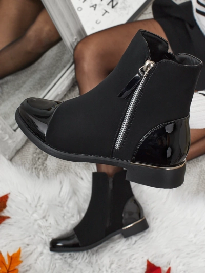 Bottines Luna Noires Élégantes pour l'Automne