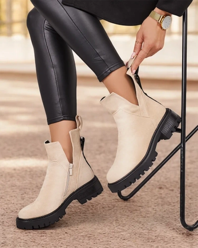 Royalfashion Bottes à découpes Gorgie pour femme