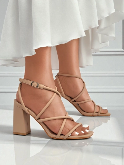 Sandales à talon bloc pour femme Royalfashion Elysia