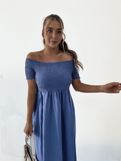 Royalfashion Robe midi femme a'la hiszpanka