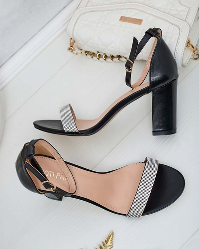 Royalfashion Sandales femmes avec zircons Cemilces