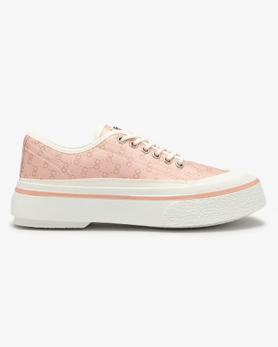 OUTLET Royalfashion Baskets compensées Ferriva rose pour femme