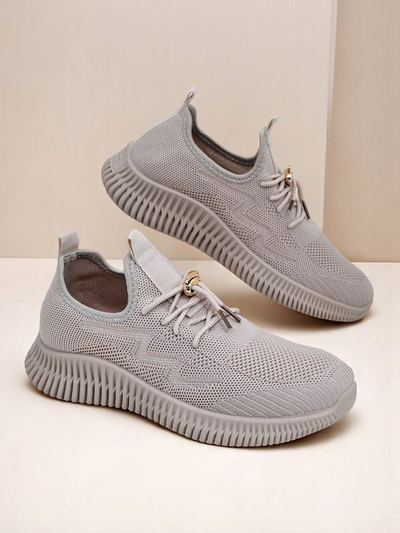Aurelia Bianca - Baskets blanches pour femmes Royalfashion sur semelle plate