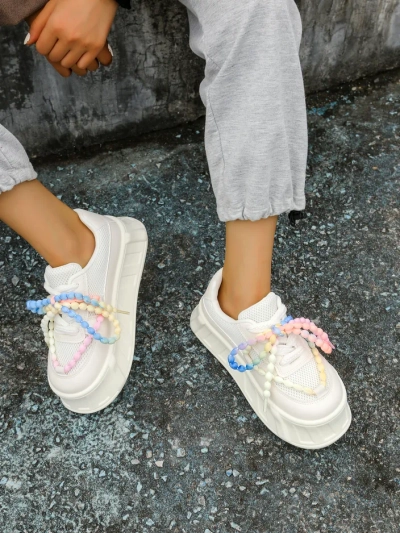 Royalfashion Sneakers à plateforme pour femmes Venusoe
