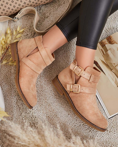 Royalfashion Bottes à découpes Geronsa pour femme