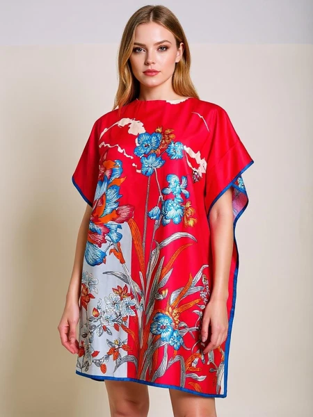 Robe paréo longueur genou Royalfashion Calista – élégance multicolore