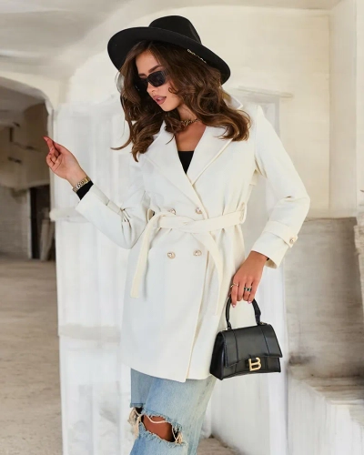 Royalfashion Manteau Tiered pour femme