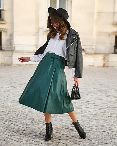 Jupe midi pour femmes Royalfashion GRANDE TAILLE