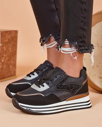 Baskets Royalfashion pour femmes avec paillettes Borovis