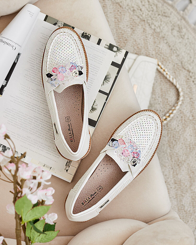 Royalfashion Mokassins avec pierres colorées Restea