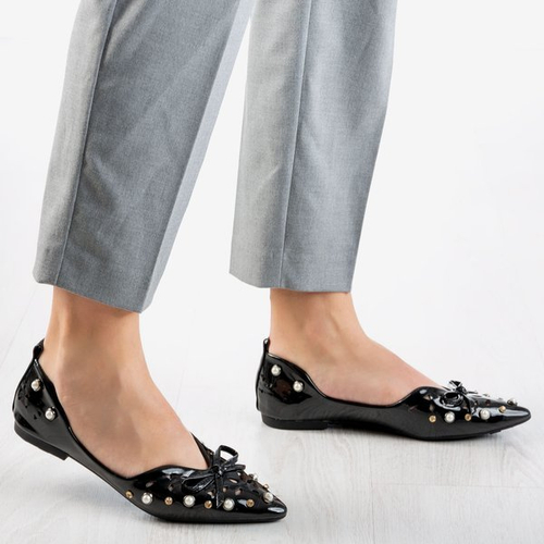 Ballerines noires pour femmes avec ornements Lil - Footwear