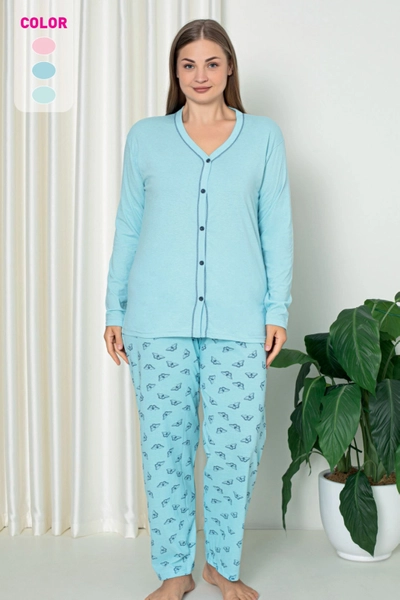 Pyjama en coton 2 pièces pour femmes de Royalfashion GRANDE TAILLE