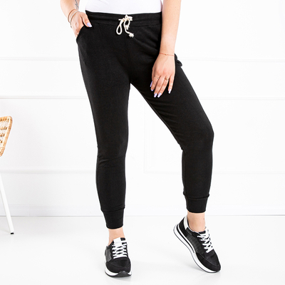 Survêtements pour femmes noirs TAILLE PLUS - Vêtements